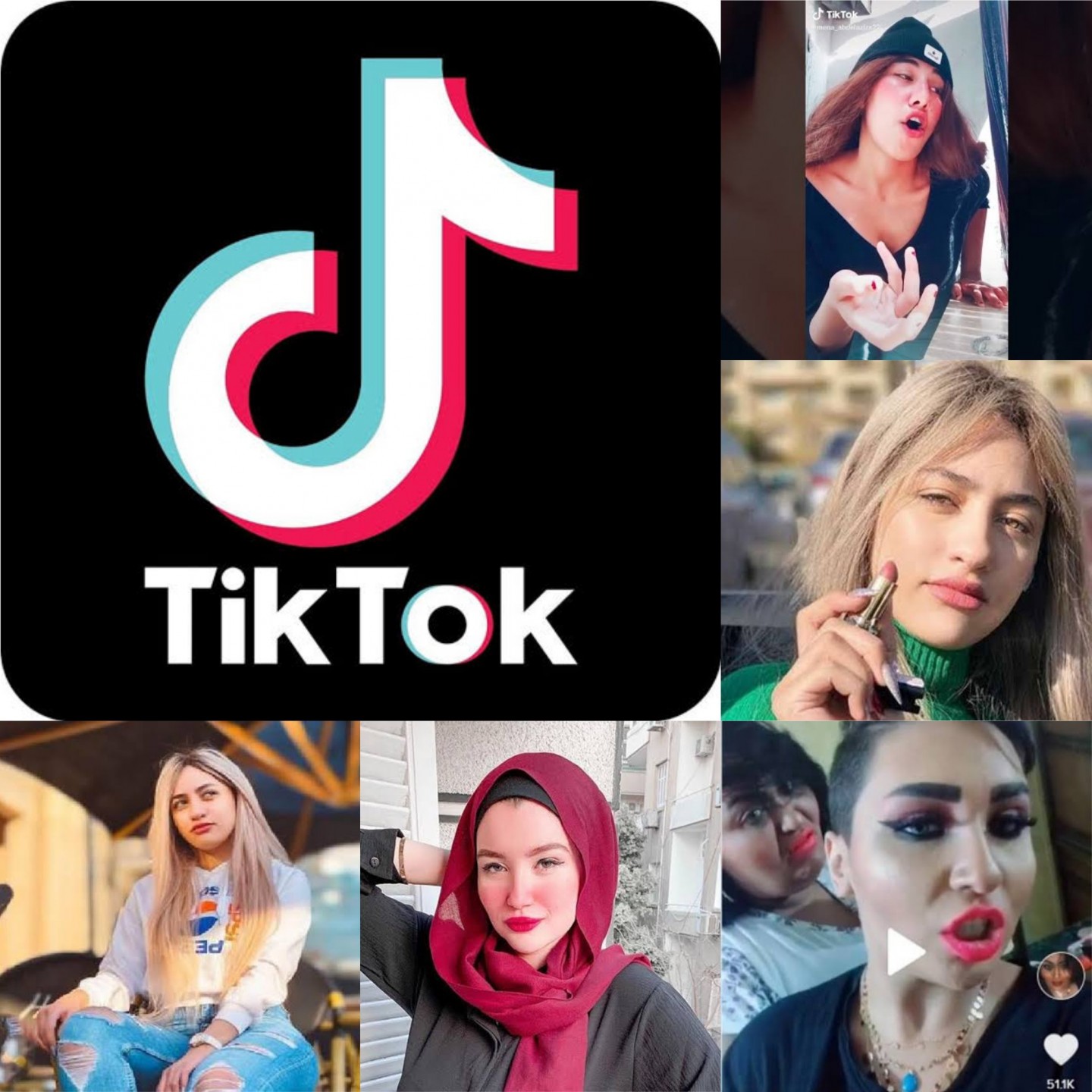 فتيات التيك توك 